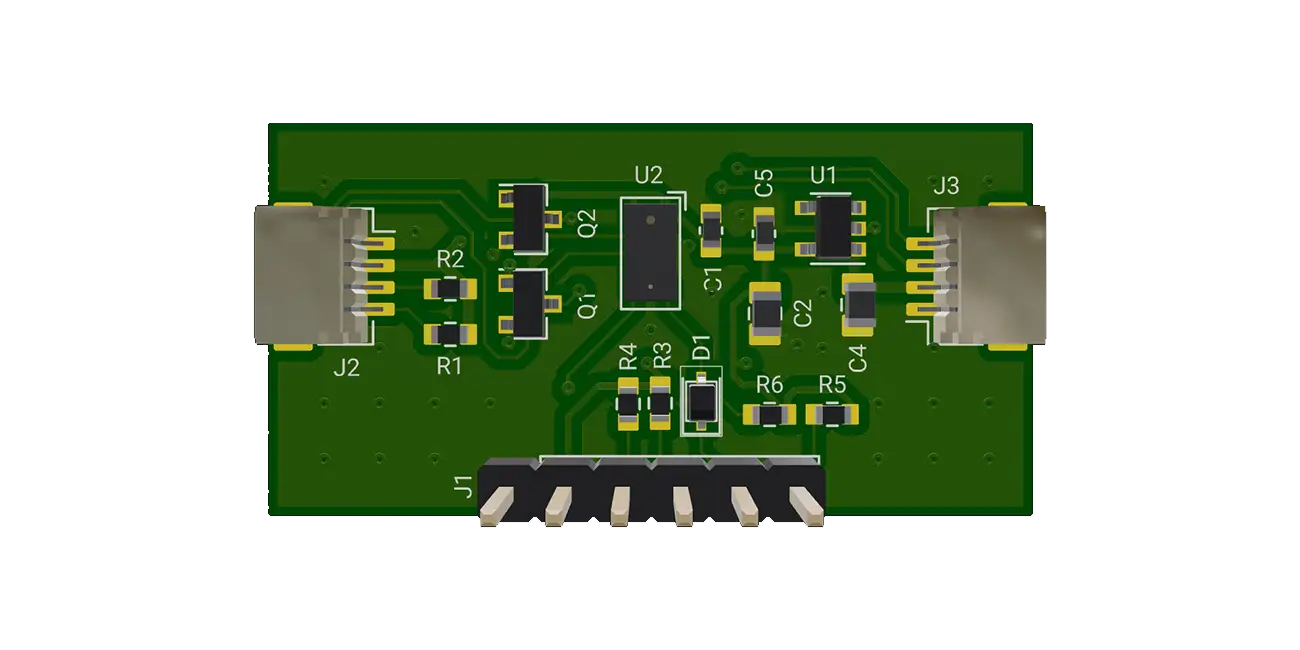 This project is a reference design for a VL53L4CD-based sensor circuit. It incorporates the use of a Texas Instruments LP5907MFX-2.8/NOPB to regulate the supply voltage.