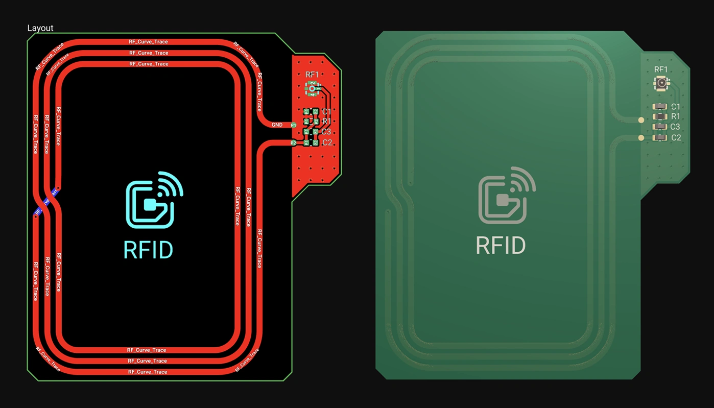 RFID antenna board