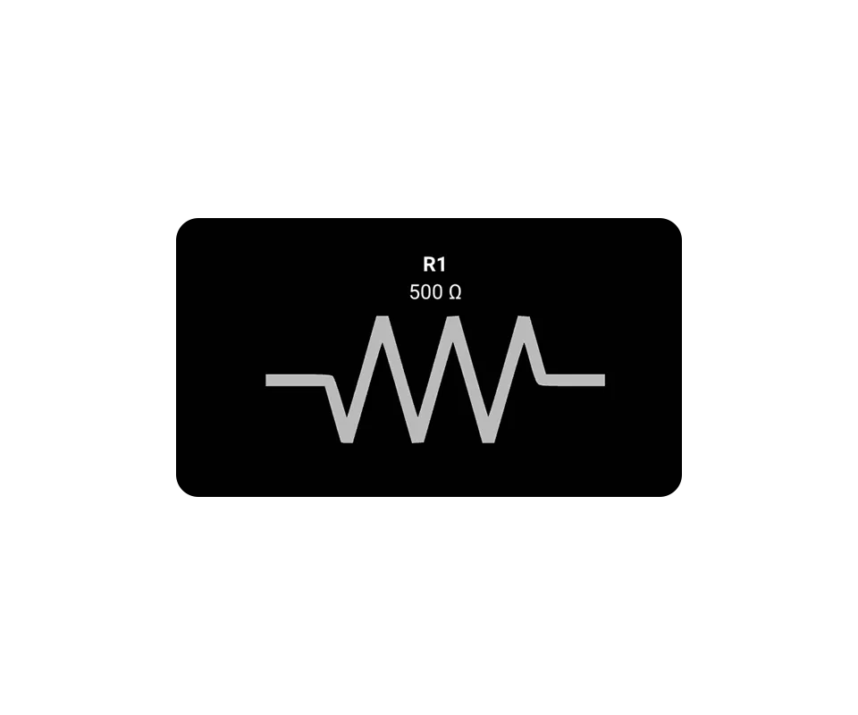 3D PCB view of Generic Resistor