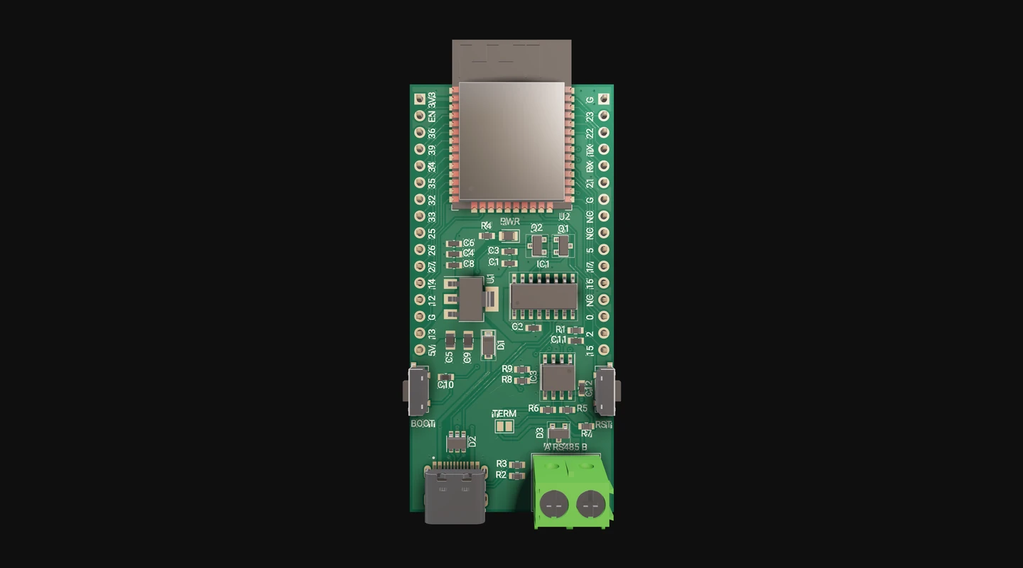 ESP32 Modbus RS-485 controller board